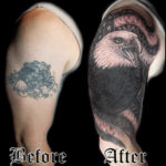 eagle flag cover up tattoo