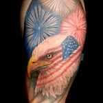 eagle flag tattoo