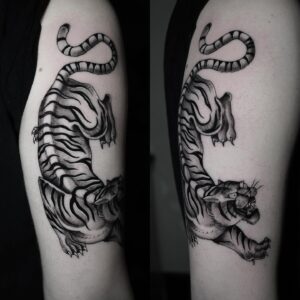 lines tattoo