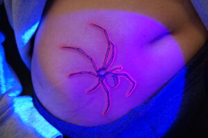 black light glow tattoo