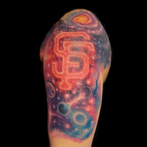 best color galaxy tattoo artist bay area