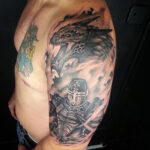 warrior knight tattoo