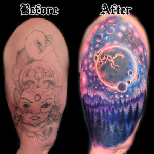cover-up tattoo artist