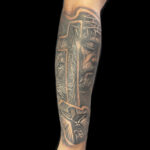 Jesus lion realism tattoo